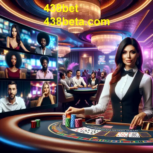 A experiência imersiva do Cassino Ao Vivo no 438bet